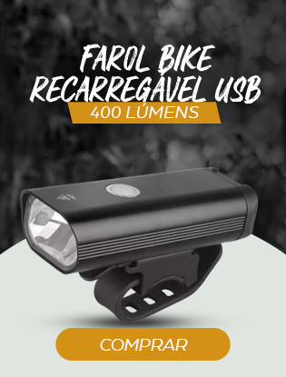Farol Bike Recarregável USB