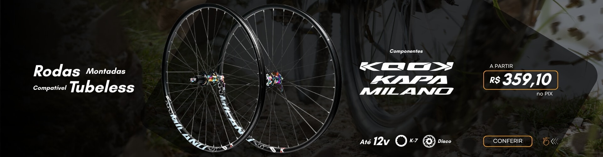 Par Rodas Bike 29 Completa Tubeless