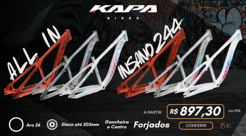 lançamento quadro 26 kapa do grau ride