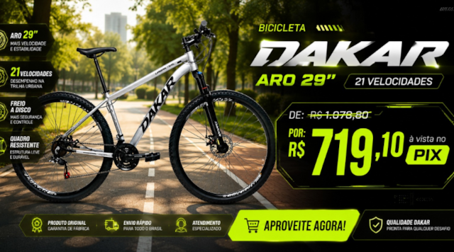 Bike Aro 29 Dakar
