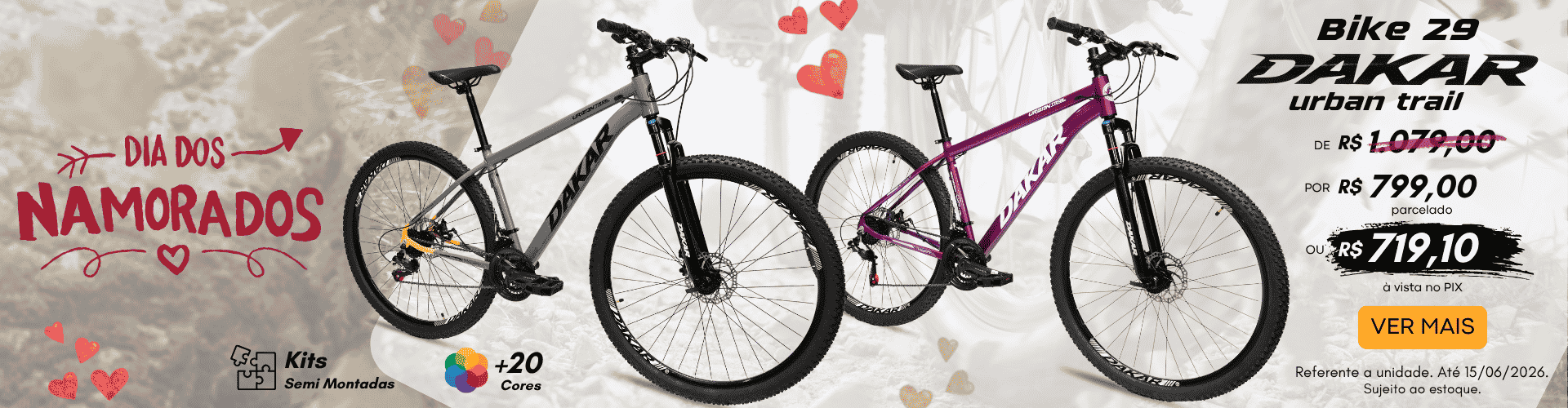 Bike 29 Dakar Namorados Promo