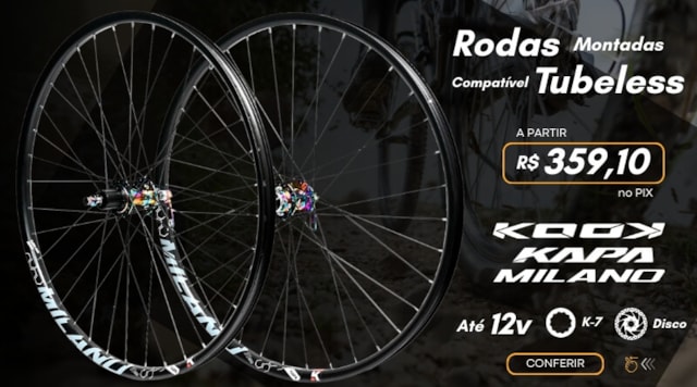 Par Rodas Bike 29 Completa Tubeless