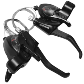 Alavanca Cambio Ez Fire Shimano Tourney EF 41 21 Velocidades