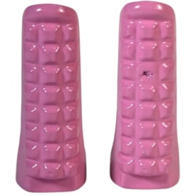 Apoio Bicicleta Alumínio Glometal Meia Lua Rosa