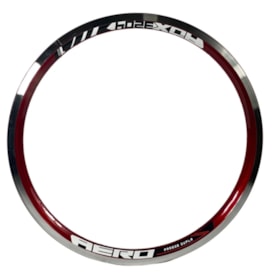 Aro 20 Alumínio Aero Flay Race Vermelho CNC 36 Furos