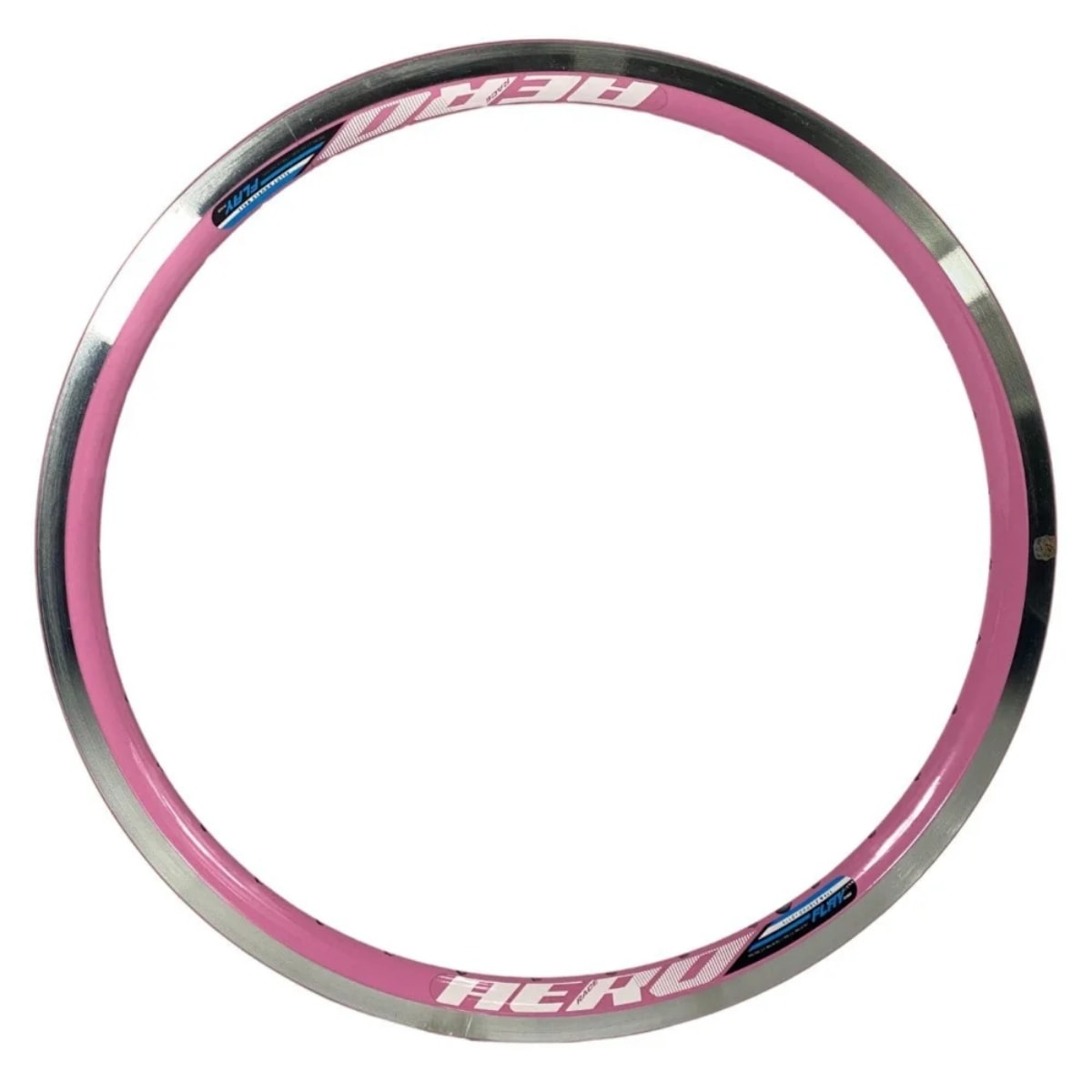 Aro 24 Alumínio Aero Flay Race Rosa CNC 36 Furos