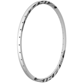 Aro 26 MTB Alumínio Aero Arosul Zika Branco e Preto Disco 36 Furos