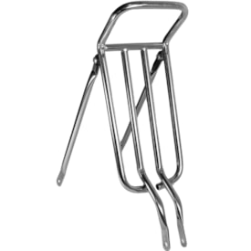 Bagageiro de Bicicleta AMR Tubular Aro 26 Cromado Articulado Rabeta Alta