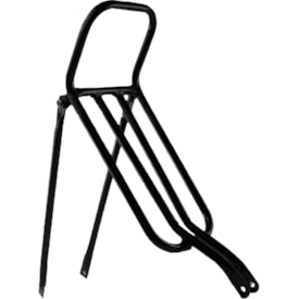 Bagageiro de Bicicleta AMR Tubular Aro 26 Preto Articulado Rabeta Alta