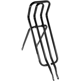 Bagageiro de Bicicleta Pro Roll Tubular Aro 26 Preto Articulado Rabetão