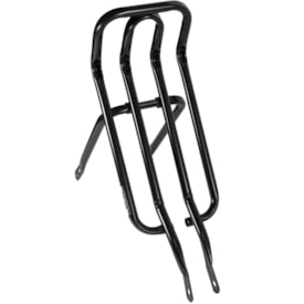 Bagageiro de Bicicleta Pro Roll Tubular Preto Articulado Rabetão