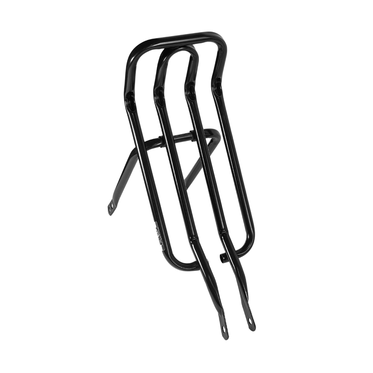 Bagageiro de Bicicleta Pro Roll Tubular Preto Articulado Rabetão