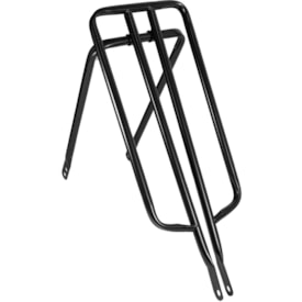 Bagageiro de Bicicleta Zofer Tubular Aro 26 Preto Articulado Reto