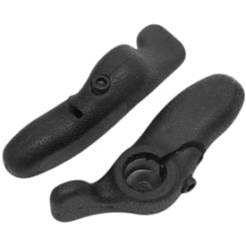 Bar End Emborrachado Importado Ergonômico Preto