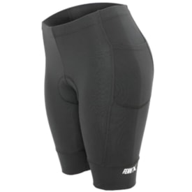 Bermuda Ciclismo Feminina Fenix Attack Mercurio Gel Com Bolso