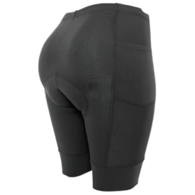 Bermuda Ciclismo Feminina Fennix Slin Com Bolso