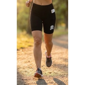 Bermuda Ciclismo Feminina Stroll Preto Com Bolso