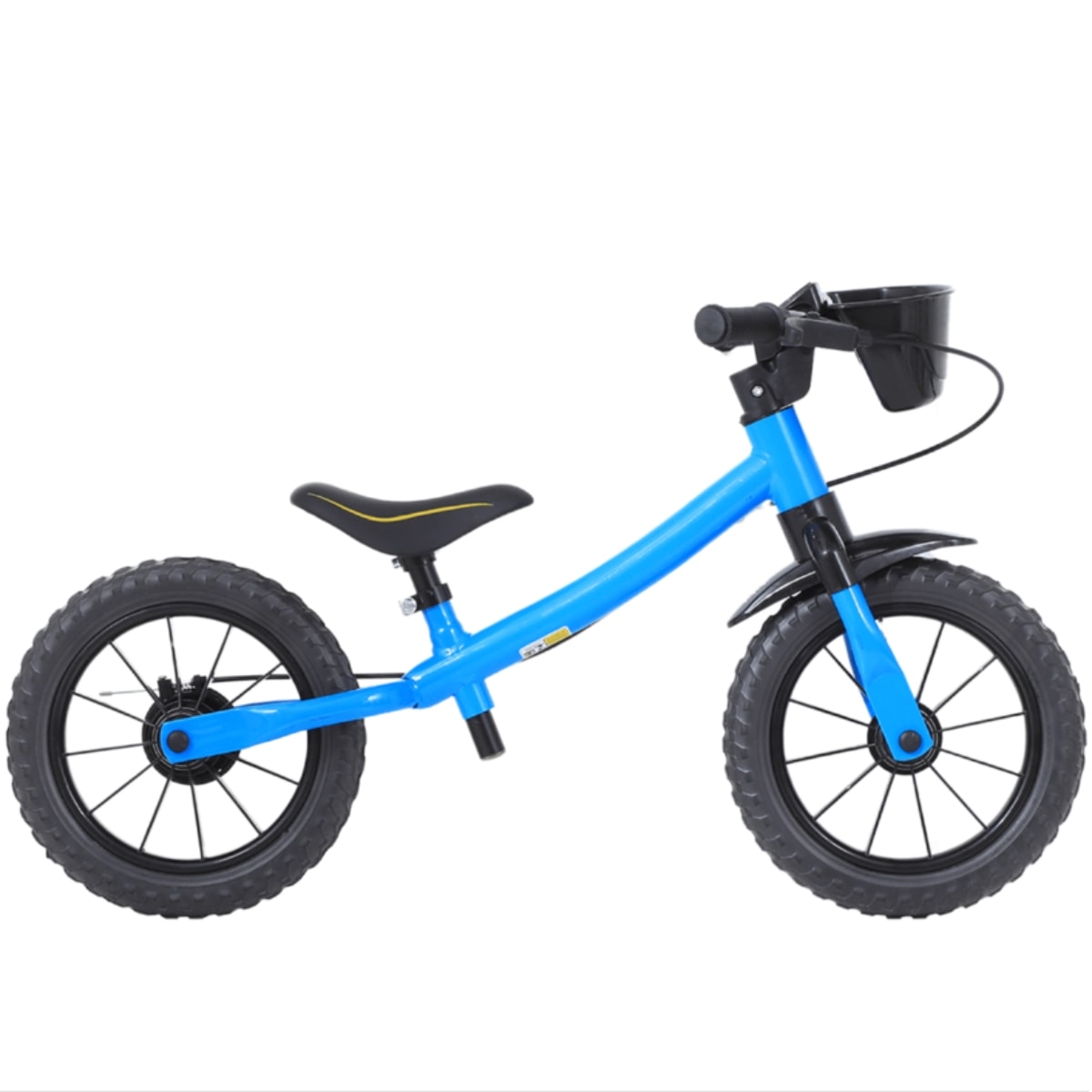 Bicicleta Aro 12 Infantil Nathor Balance Azul e Preto