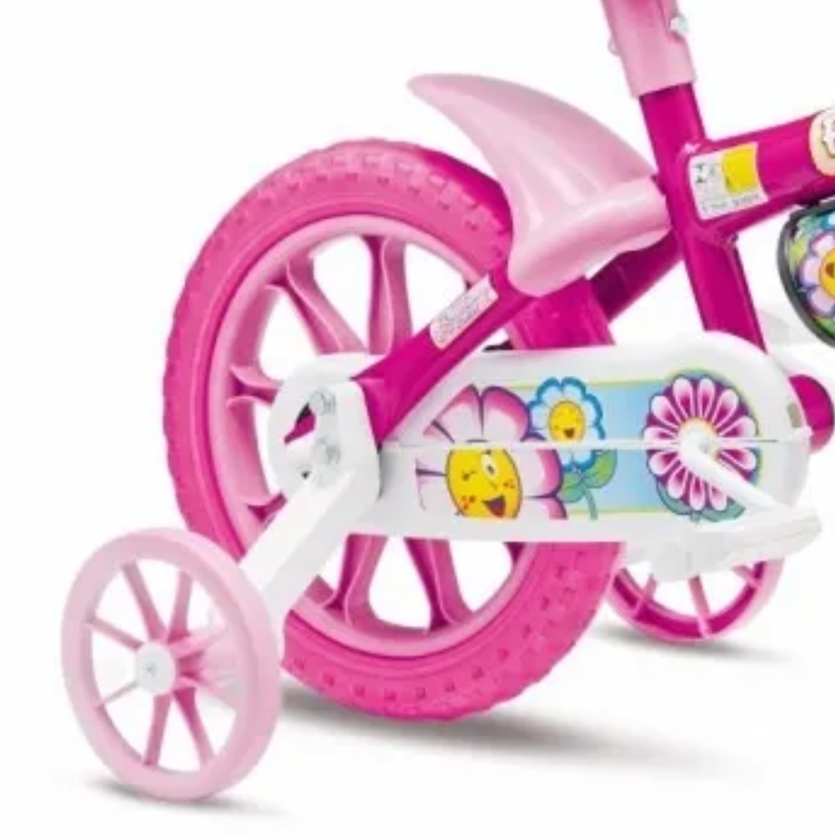 Bicicleta Aro 12 Infantil Nathor Flower Rosa