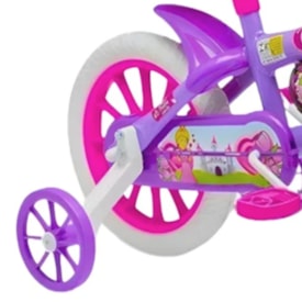 Bicicleta Aro 12 Infantil Nathor Violet Violeta e Lilas