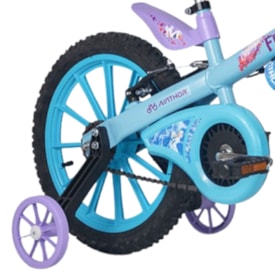 Bicicleta Aro 16 Nathor Frozen Azul e Roxo