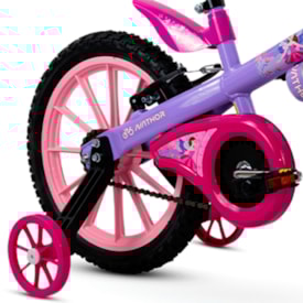 Bicicleta Aro 16 Nathor Pixie Violeta e Rosa
