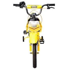 Bicicleta Aro 16 Unitoys Moto Cross Amarela