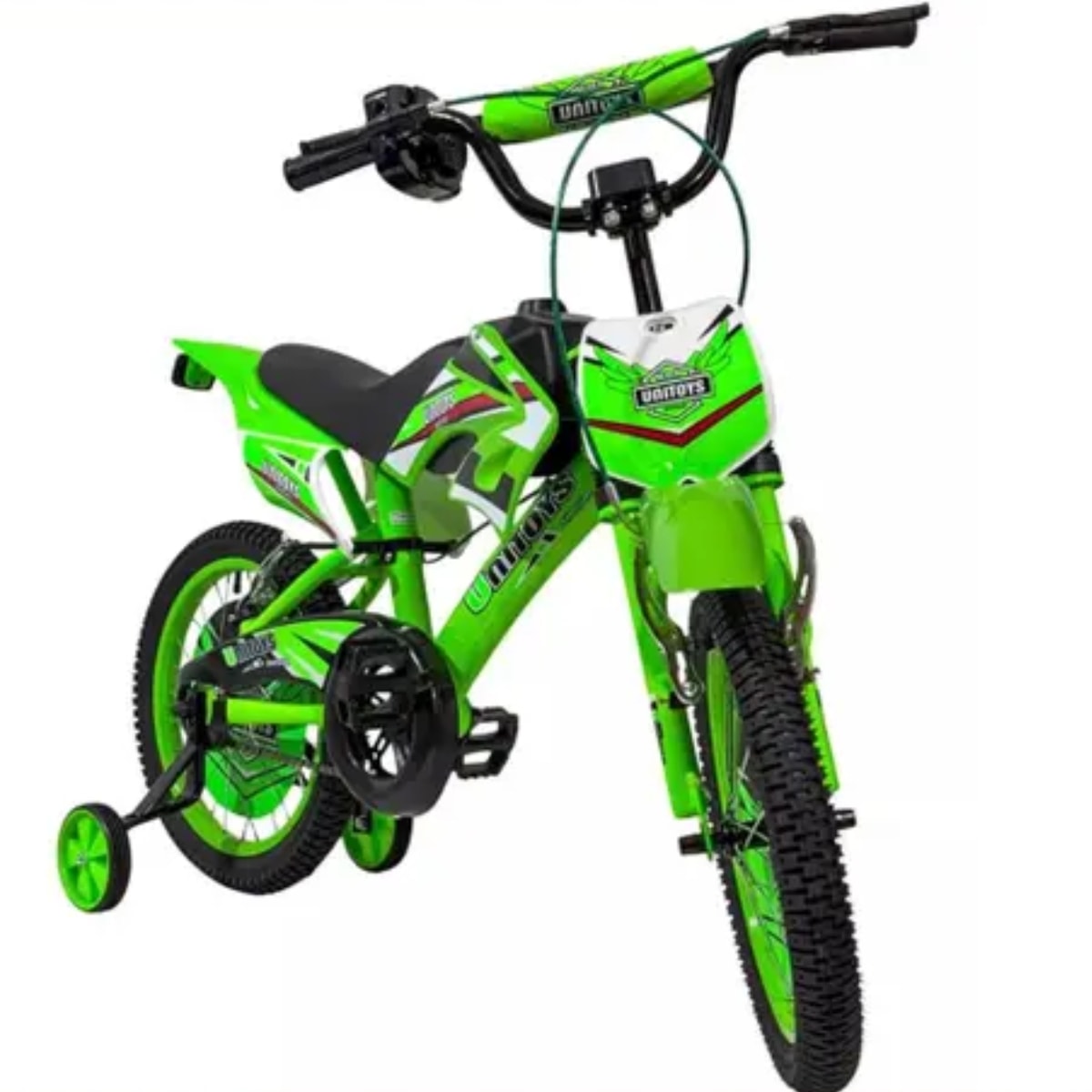 Bicicleta Aro 16 Unitoys Moto Cross Verde