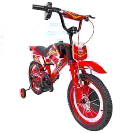 Bicicleta Aro 16 Unitoys Moto Cross Vermelho