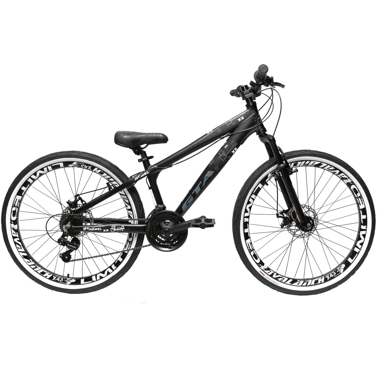 Bicicleta Aro 26 GTA Rebel 24 Velocidades Shimano