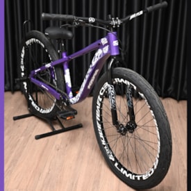 Bicicleta Aro 26 KAPA All In Single Freeride Roxo Aros Preto