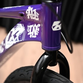 Bicicleta Aro 26 KAPA All In Single Freeride Roxo Pneus Flame