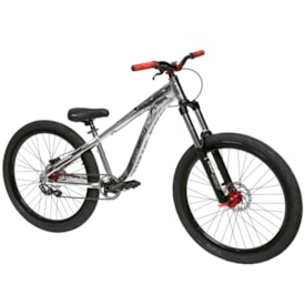 Bicicleta Aro 26 Pro-X Rustic Pro Cromado Single Freeride