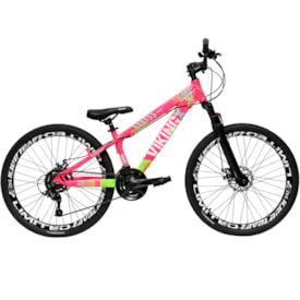 Bicicleta Aro 26 Viking Tuff-25 Start 21 Velocidades Freio Disco