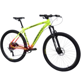 Bicicleta Aro 29 Garra7 Hardtrail 1x8 Microshift Susp. Trava Guidão