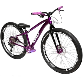 Bicicleta Aro 29 Grau Kook Tobe Roxo Relação 1x12
