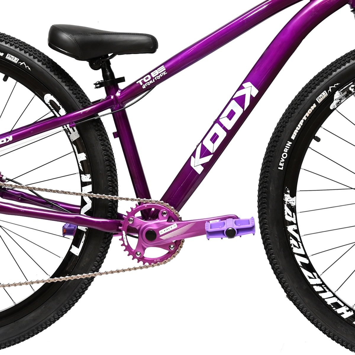 Bicicleta Aro 29 Grau Kook Tobe Roxo Relação 1x12