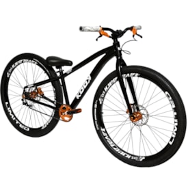Bicicleta Aro 29 Kook Tobe Grau Ride Preto Kit Single