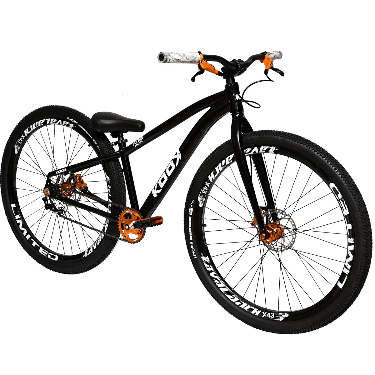 Bicicleta Aro 29 Kook Tobe Grau Ride Preto Kit Single