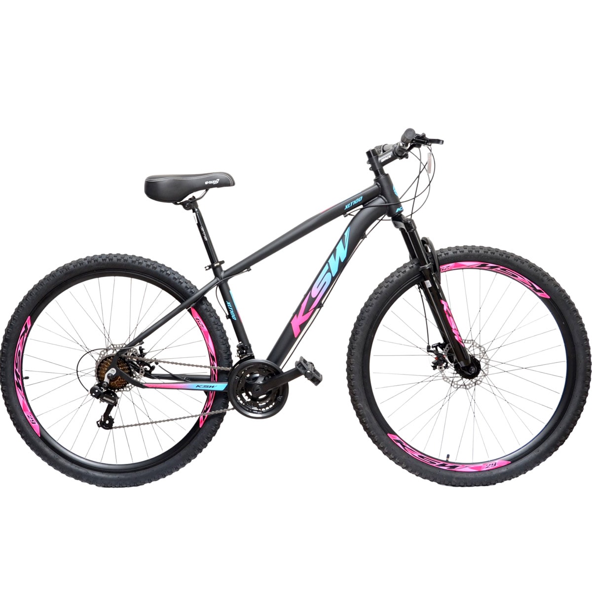 Bicicleta Aro 29 KSW 21 Velocidades Câmbios Shimano Freio Disco