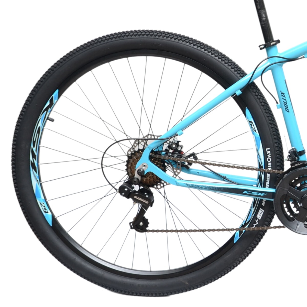 Bicicleta Aro 29 KSW 21 Velocidades Câmbios Shimano Freio Disco