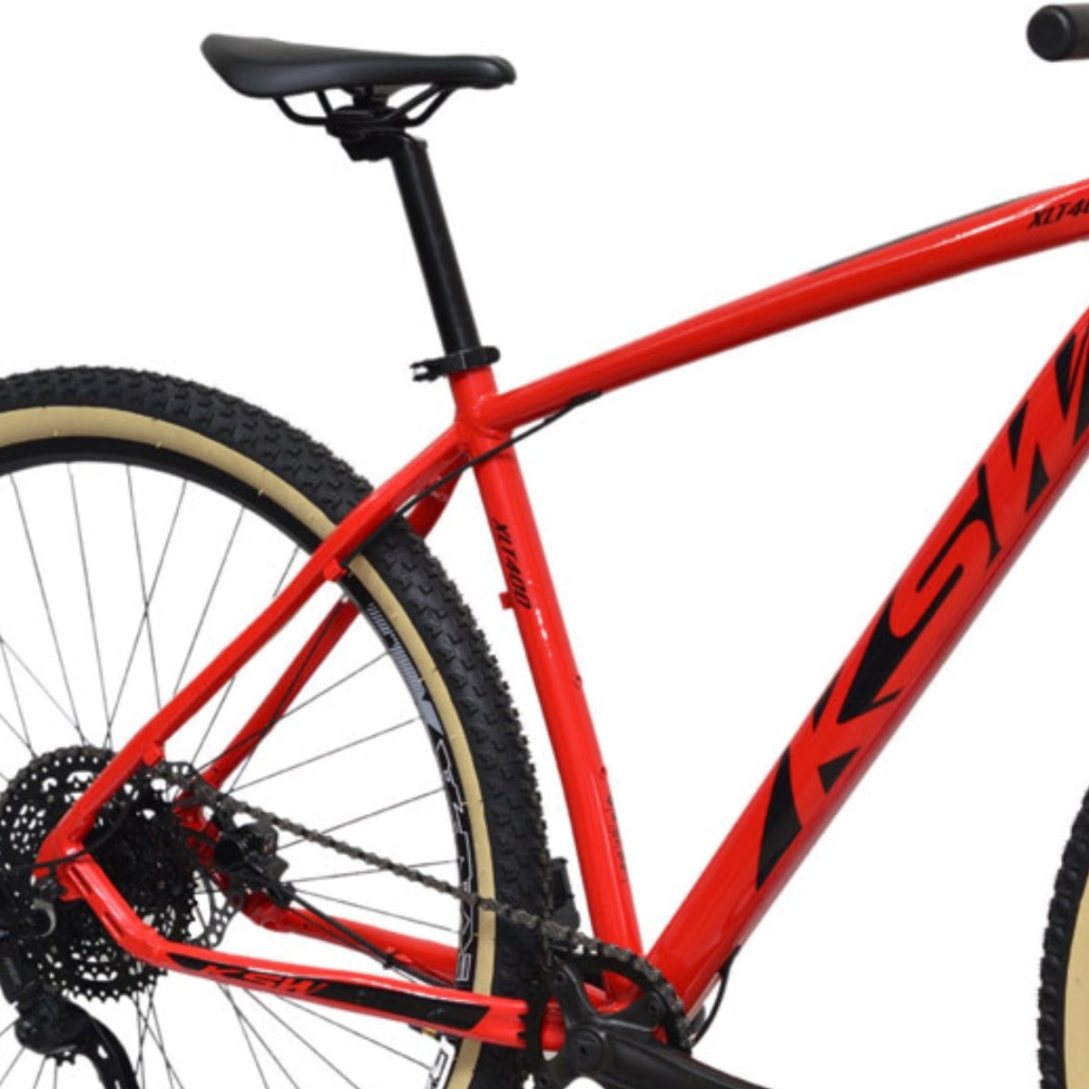 Bicicleta Aro 29 KSW XLT-400 Microshift 1x9 Suspensão Trava Guidão