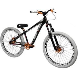 Bike Aro 26 KAPA Mil Grau Freeride Single Speed Black