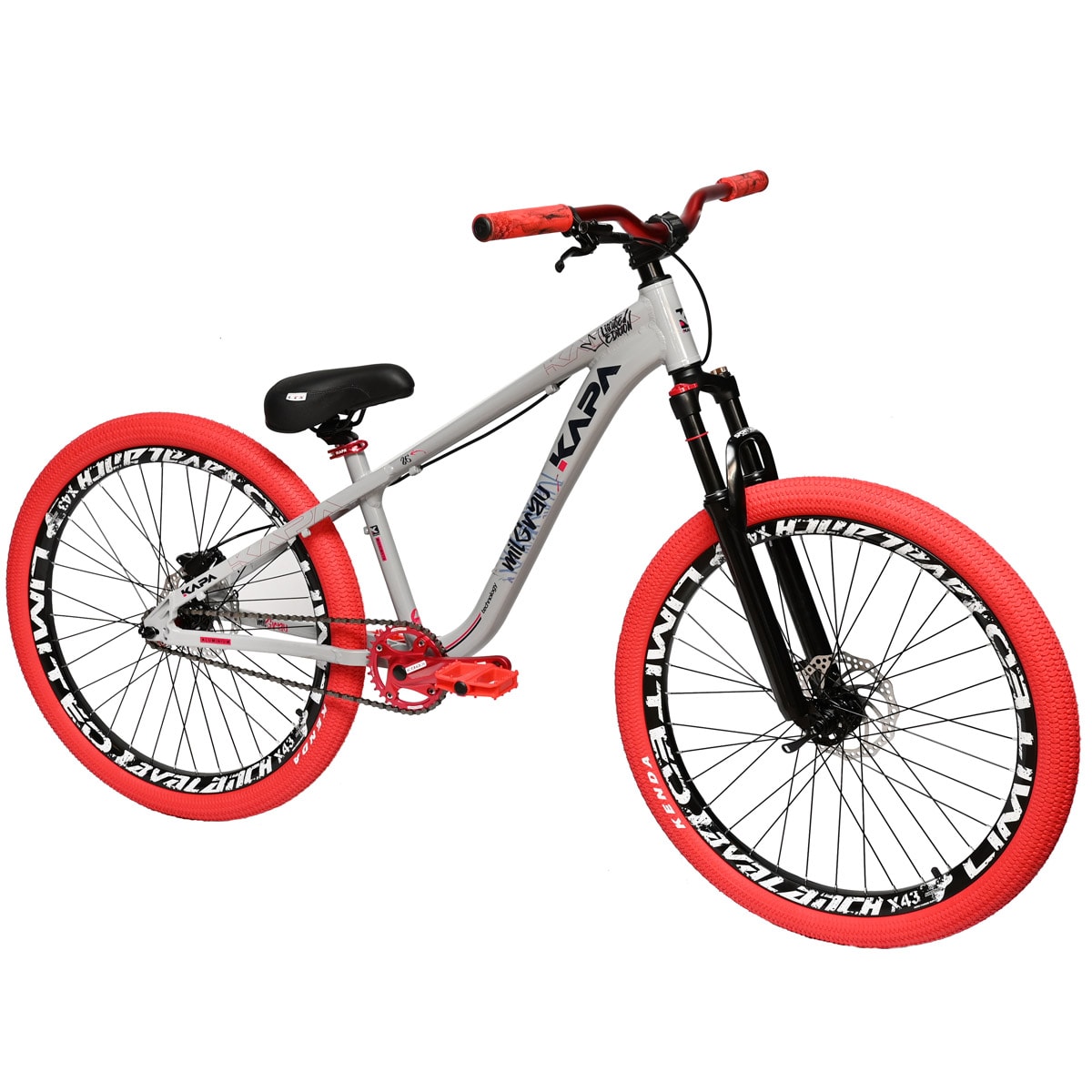 Bike Aro 26 KAPA Mil Grau Freeride Single Speed Nardo Gray