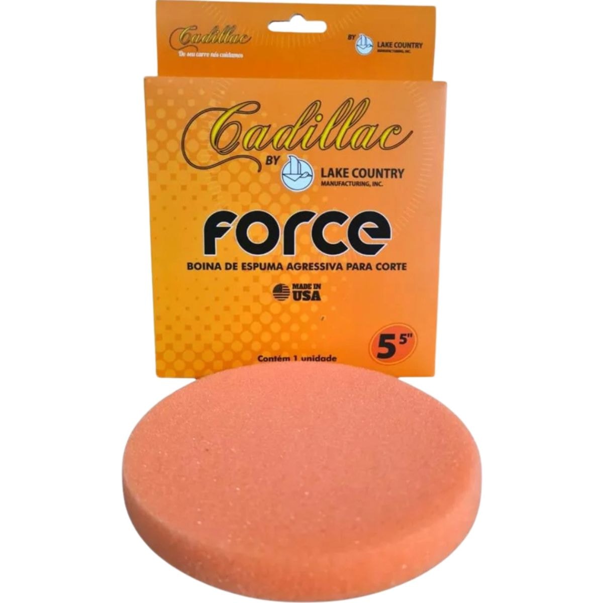 Boina Espuma Force Cadillac Corte Laranja 5,5