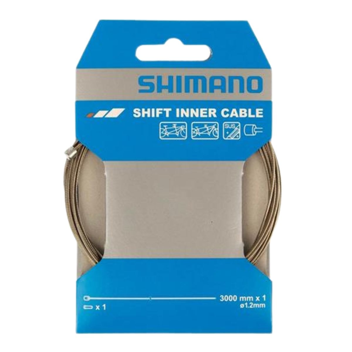 Cabo Câmbio Tandem Shimano 3M X 1,2mm Inox