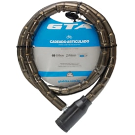 Cadeado Bicicleta Espiral Articulado GTA Chave 18mm x 1M