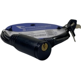 Cadeado de Bicicleta Espiral Comander Com Chave 6mm X 1M