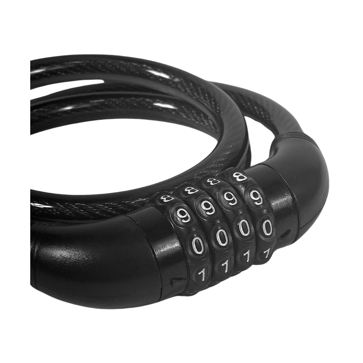 Cadeado de Bicicleta Espiral G7 Com Segrado 12mm X 1M