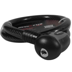 Cadeado de Bicicleta Espiral Inviktus Com Chave 15mm X 80cm